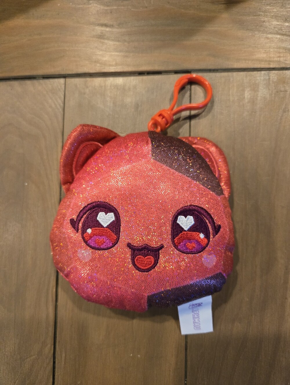 Aphmau Mystery MeeMeow Ruby Cat Plush Glittery Clip